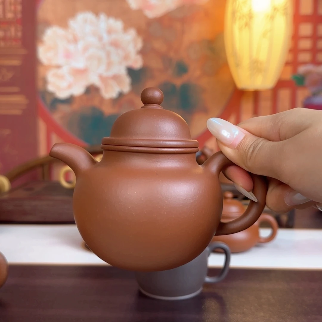 万***山紫砂茶壶新粉体验