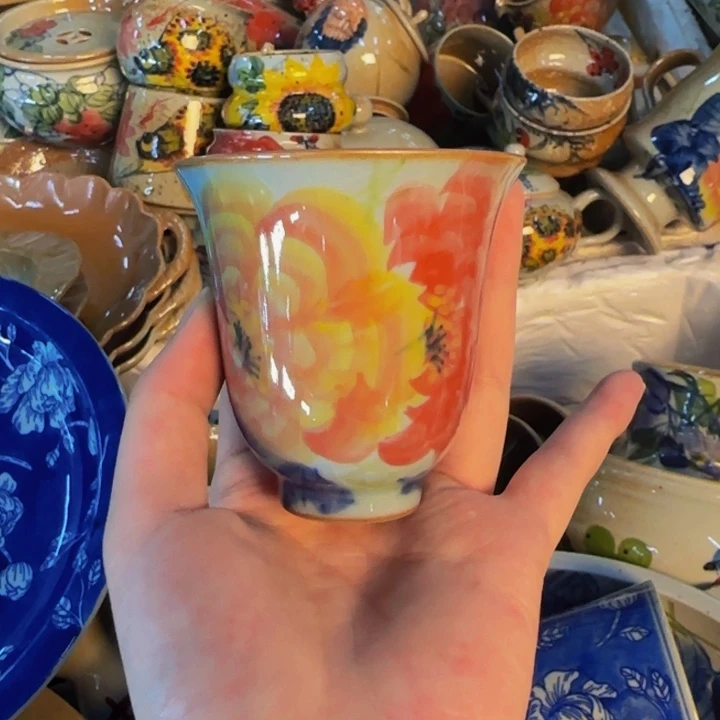 瓷片景德镇陶瓷手工手绘