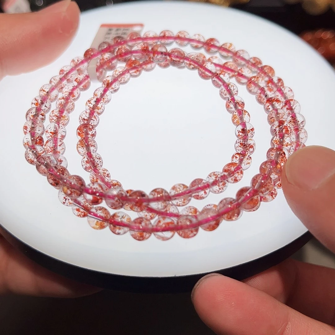 水晶手链未镶嵌金草莓手链