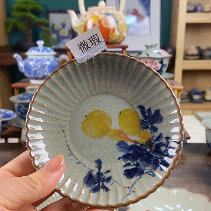 瓷片手工制作工艺精湛等特点为
