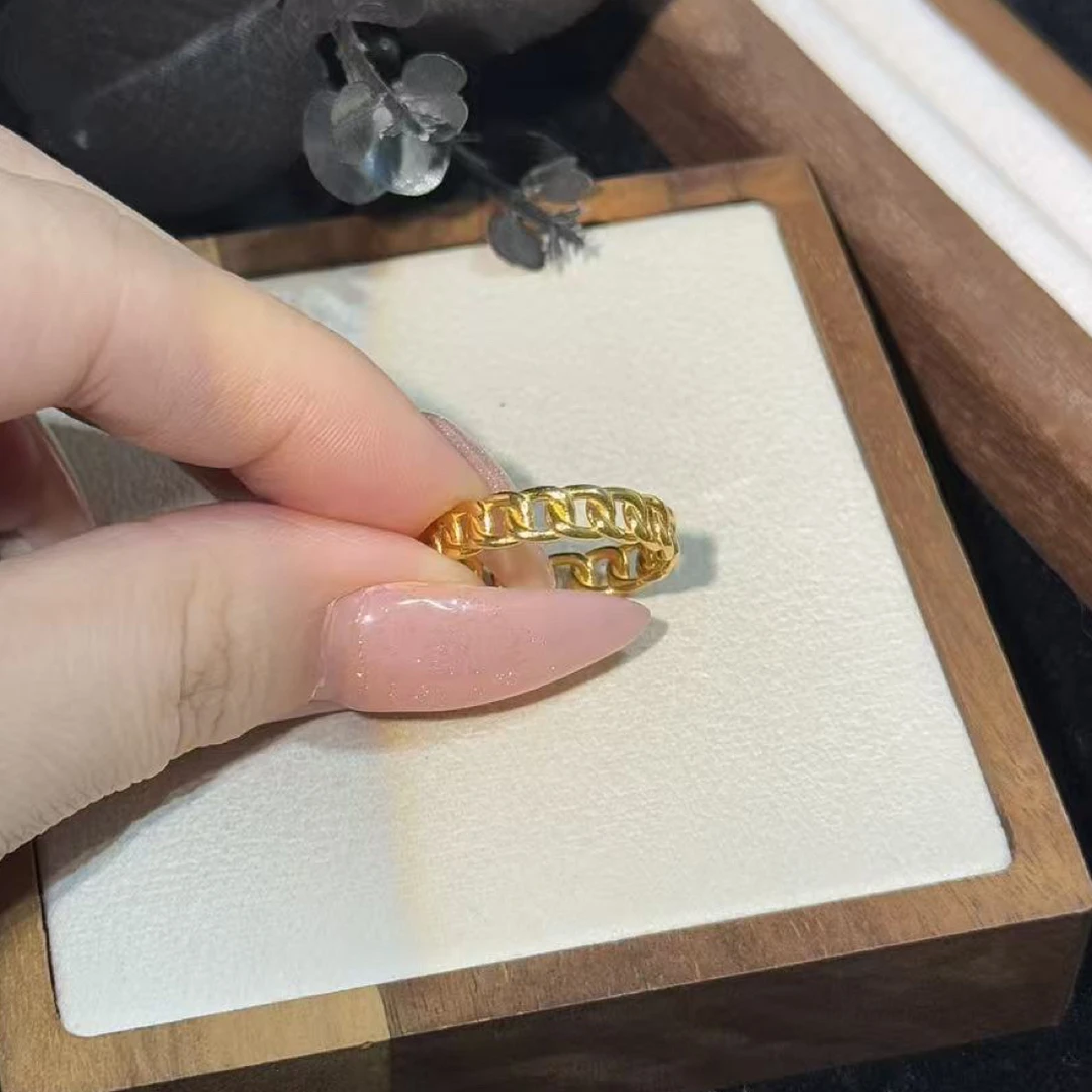 足金精品工艺戒指