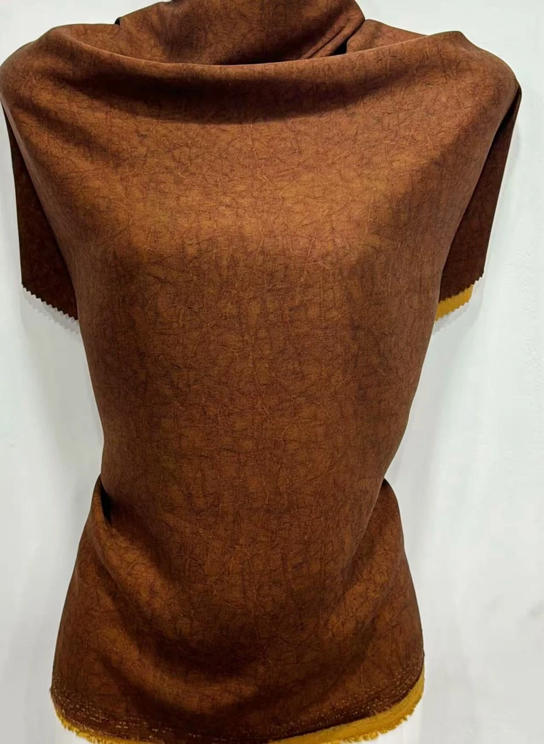 【古铜色】新款染底棉贡缎