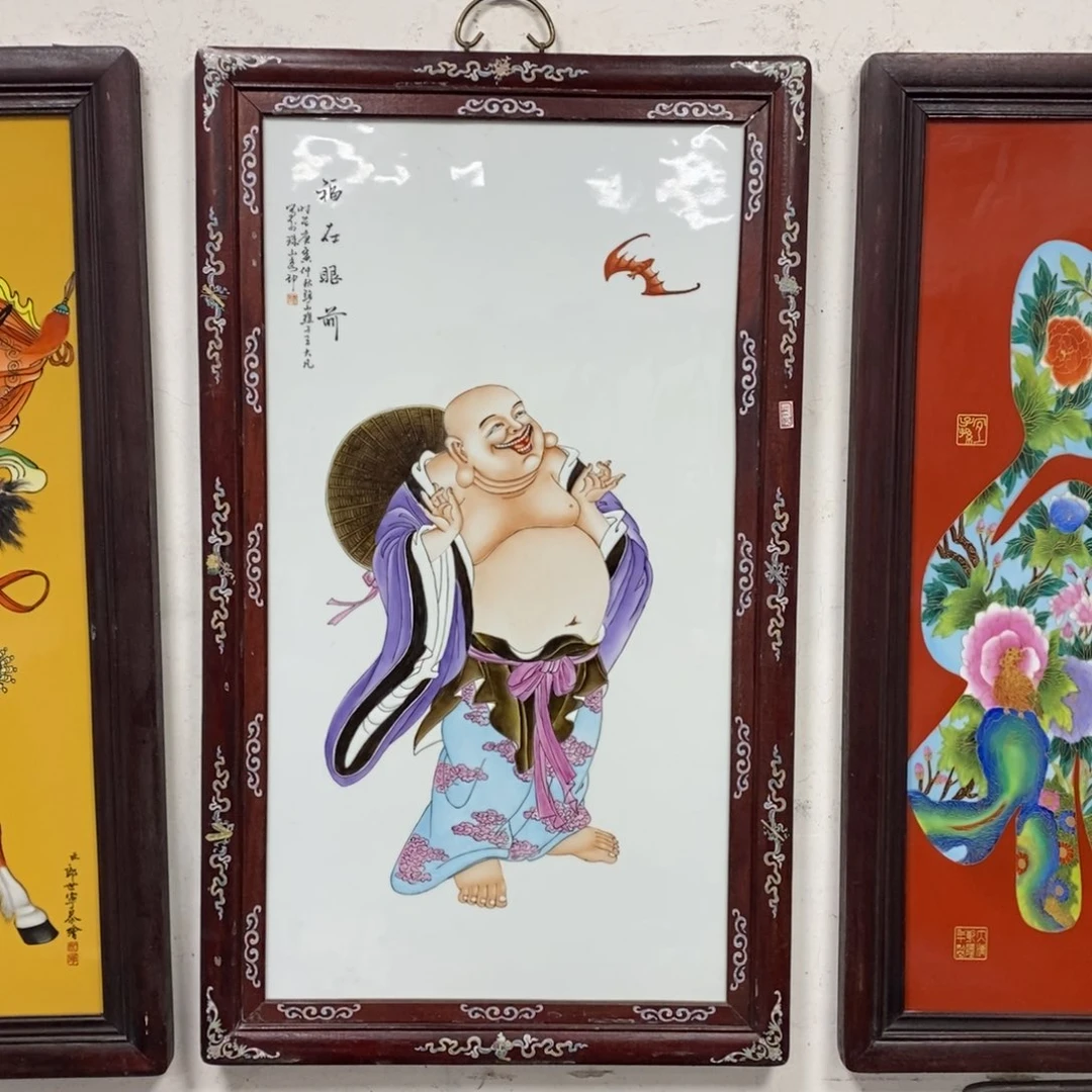 瓷90*52 景德镇瓷板画柴窑烧制