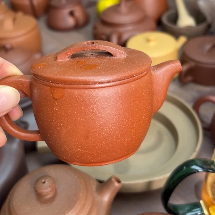 紫砂茶壶降坡瑕疵汉瓦150cc