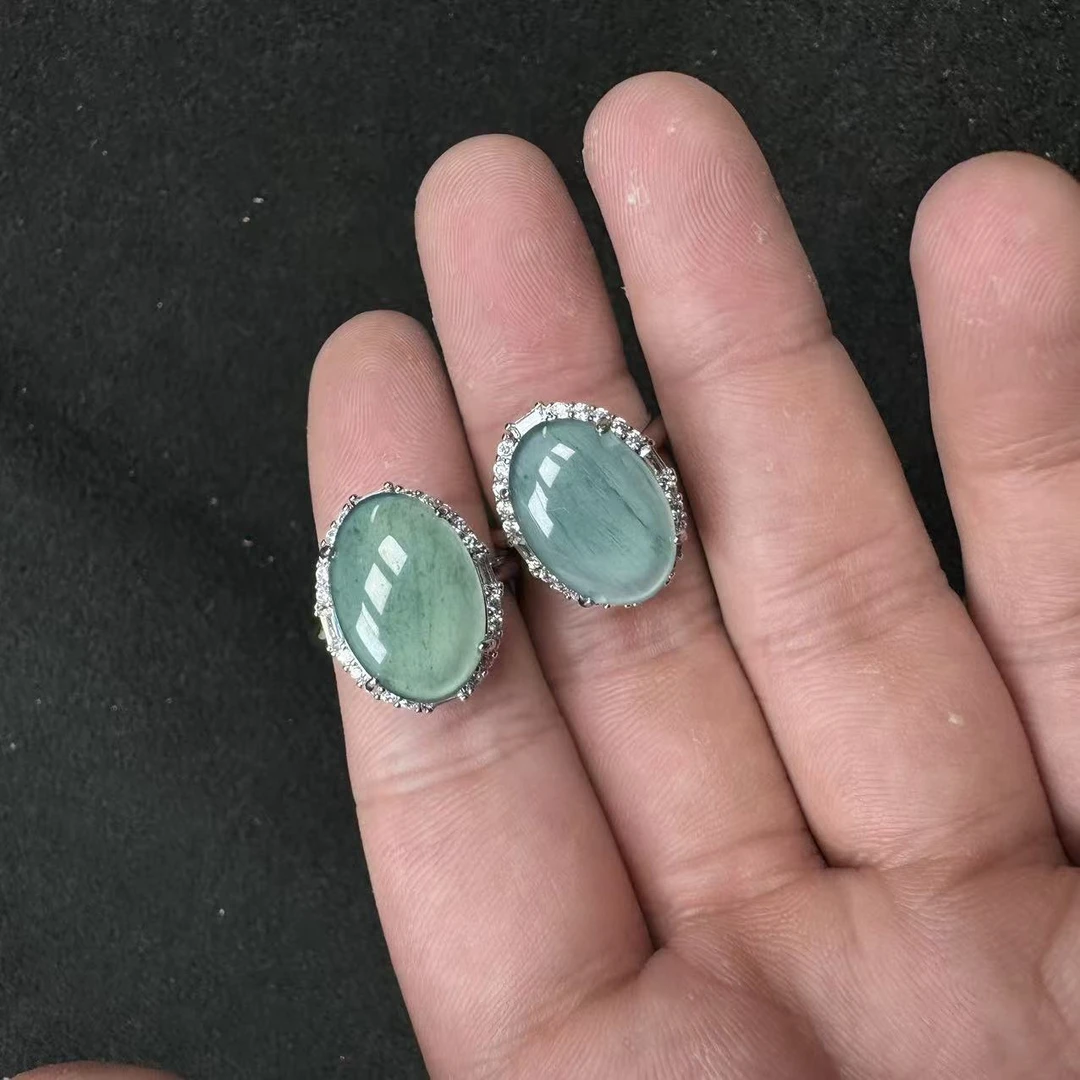 【玉经纶】204674/Q64-天然A货翡翠戒指-多样性发其一