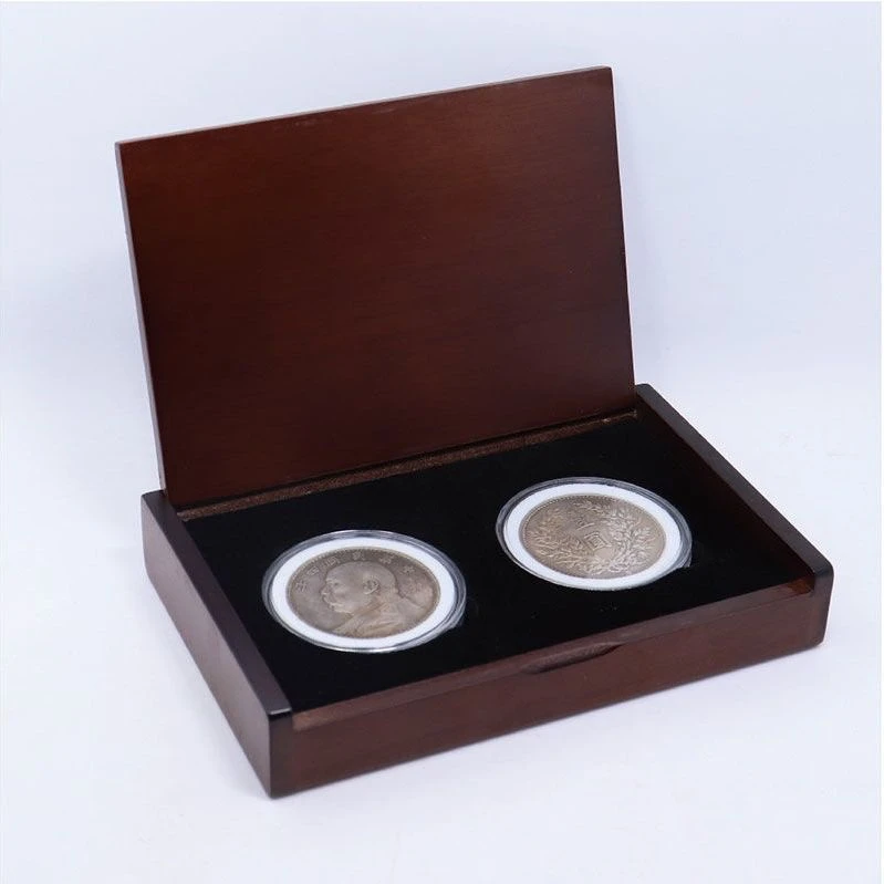 【拍一发二】龙洋各省银元大洋能吸翻银元带复古保护壳工艺品摆件