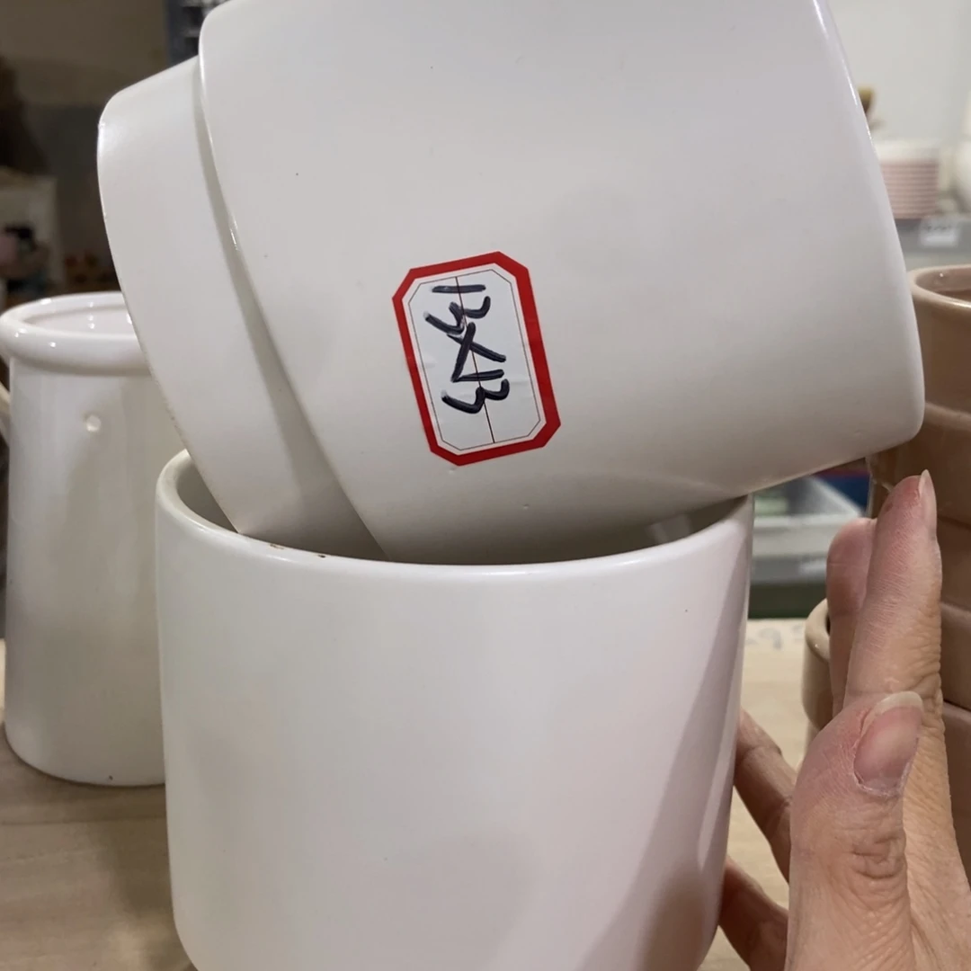 红陶高温陶瓷花盆