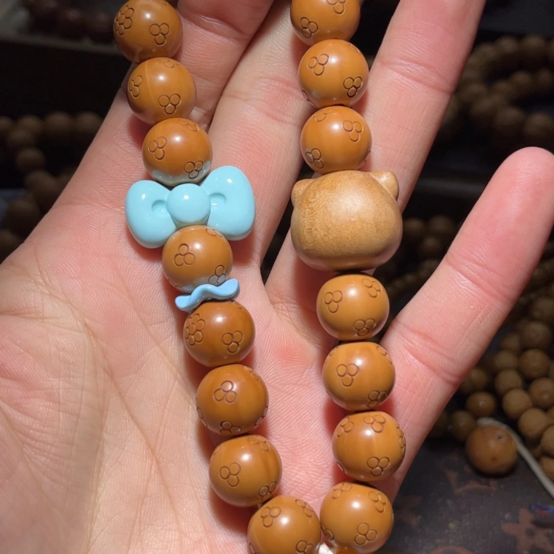 猴头核桃吊坠纯手工万花筒全品无瑕无药