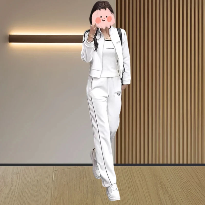 香朵儿气质休闲通勤风流行套装女2025春秋季新卫衣阔腿裤两件套