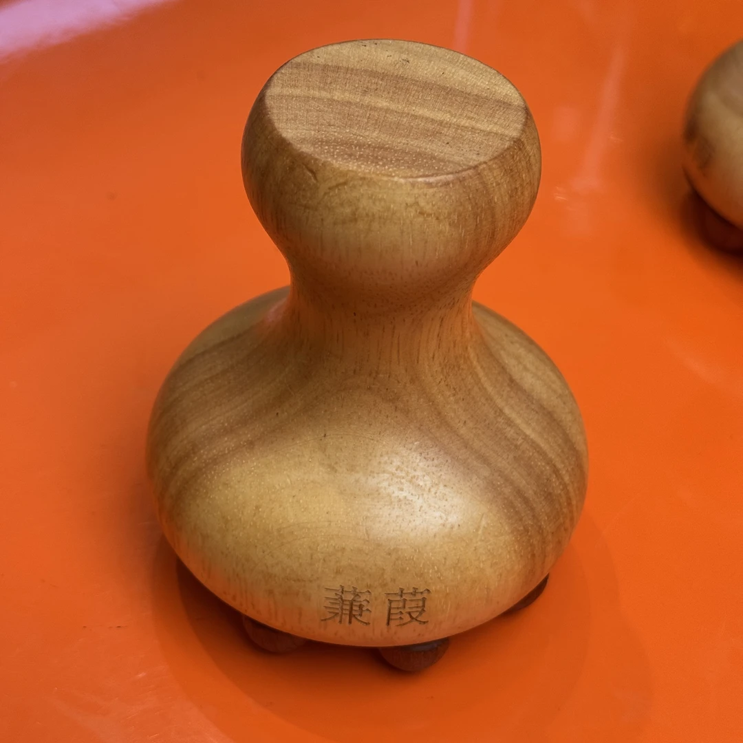 12珠橡木刷腹刷榉木珠子全身通用疏通经络揉腹手动刷肚子神器