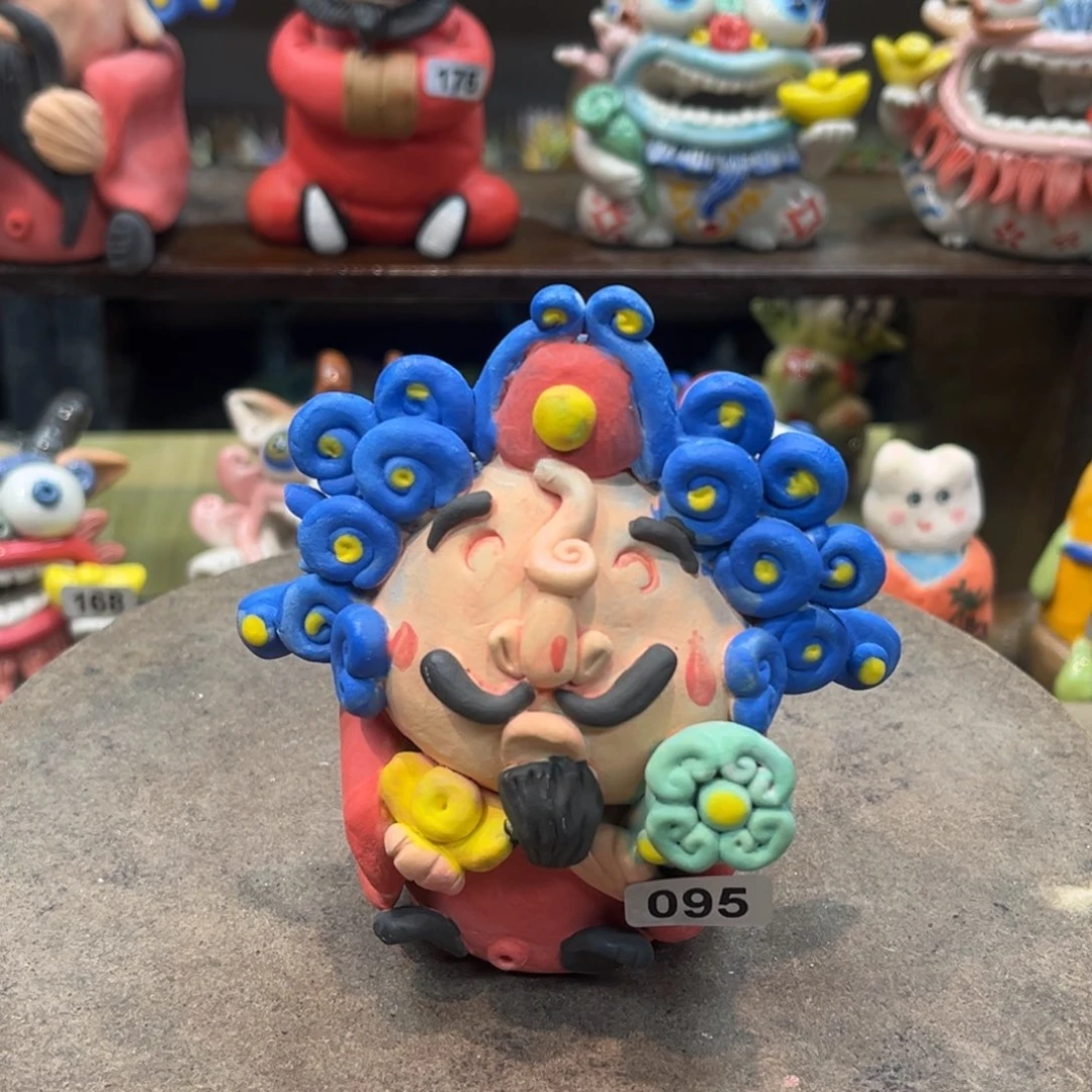 陶瓷纯手工抽象陶瓷摆件微瑕095