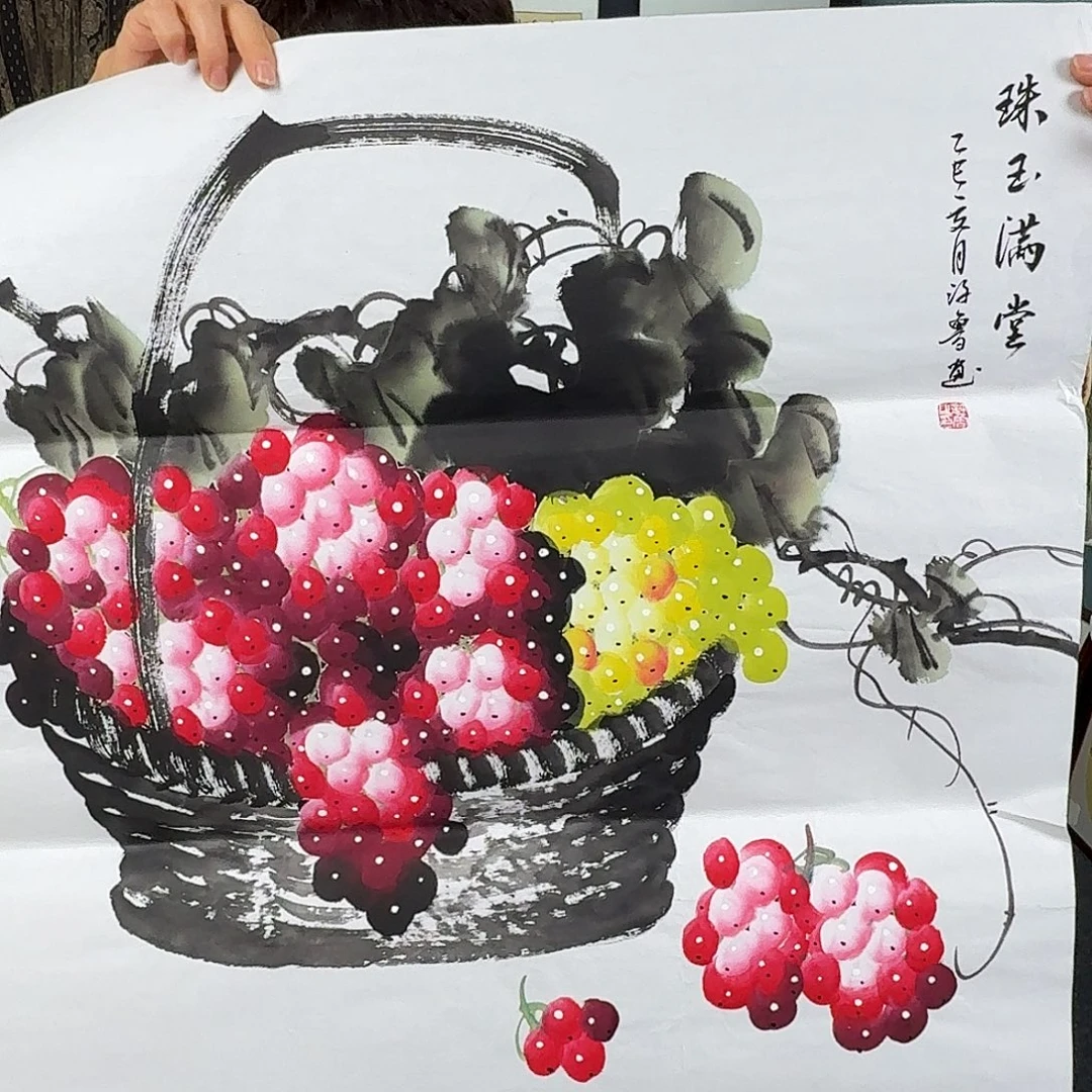 纯手绘的好看作品