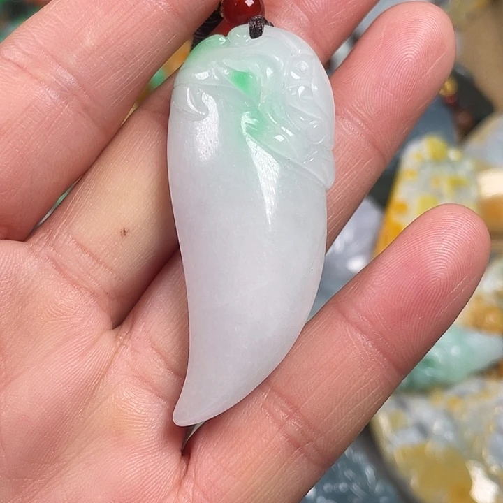 翡翠未镶嵌颈饰天然翡翠