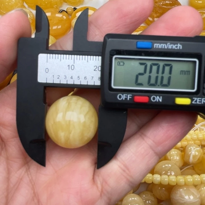 裸石蜜蜡未镶嵌蜜蜡特价圆珠