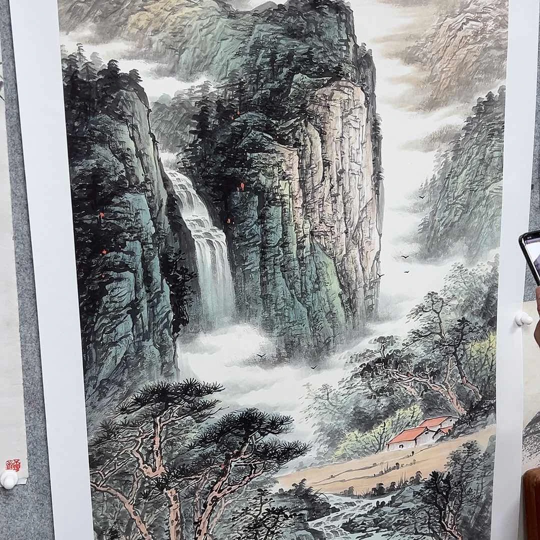 绘画韩江书画 石老师