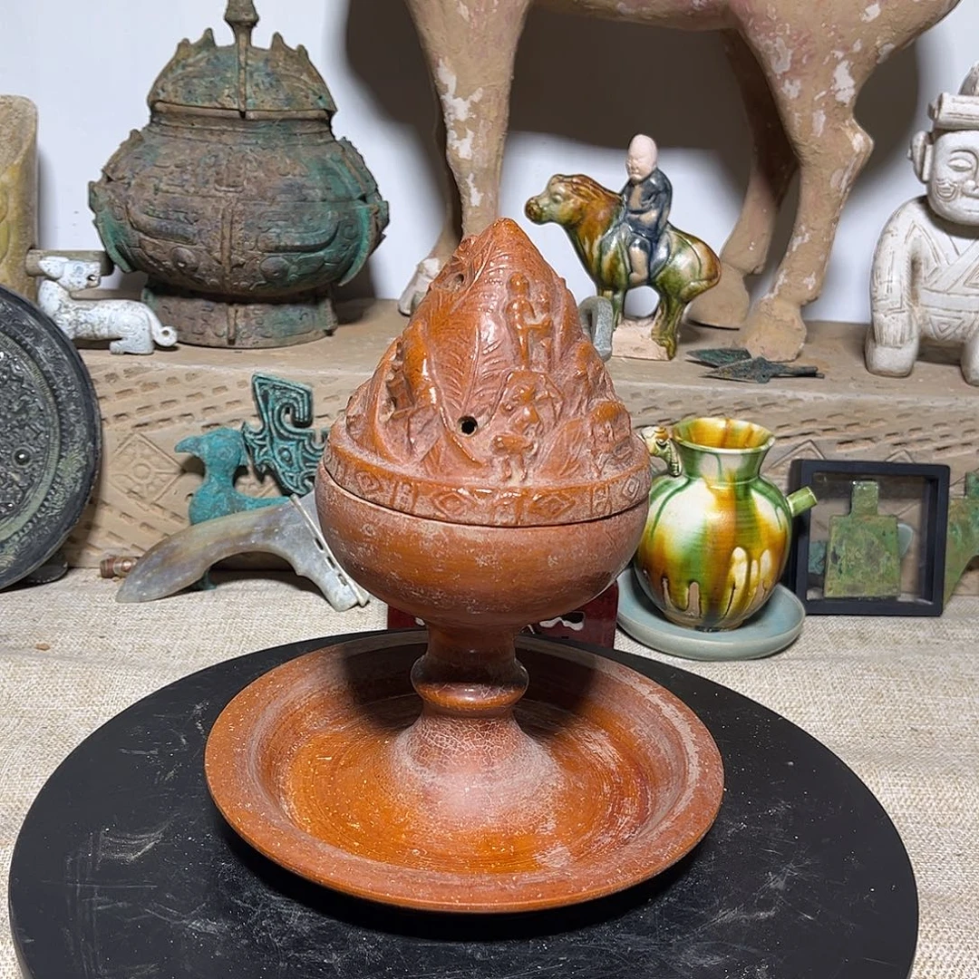 荣***斋瓷片精品瓷器摆件