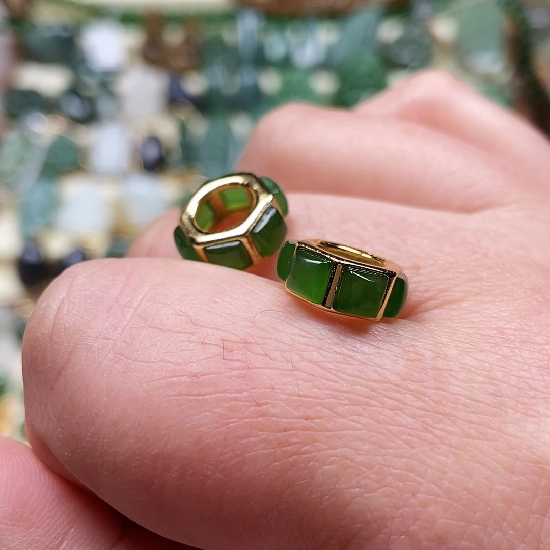 吊坠(不含链)银S925镶嵌和田玉