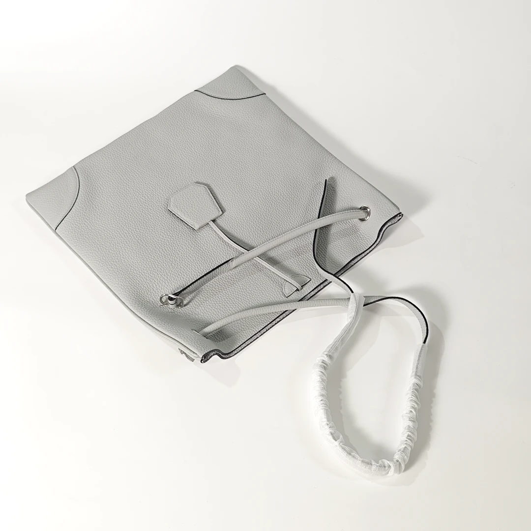 【孤品捡漏-艾琳大号 玛瑙灰】进口皮料单肩斜挎真皮女包No退No换