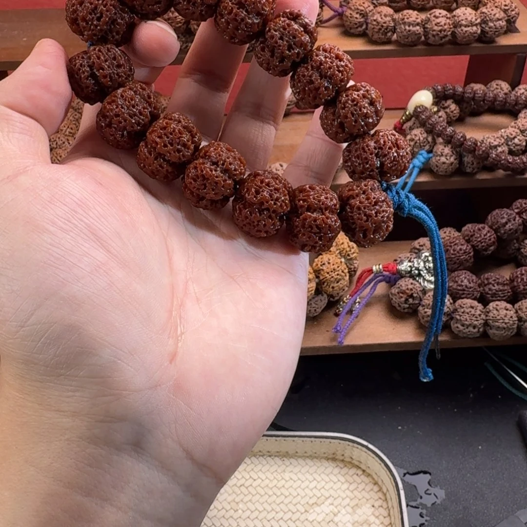 金刚菩提吊坠细纹蜂窝22S