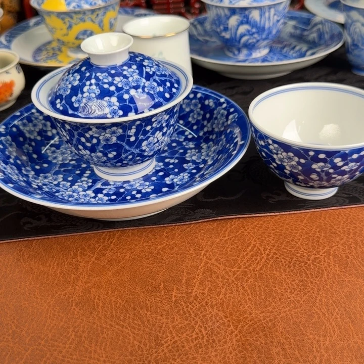 摆件景德镇陶瓷茶器组合