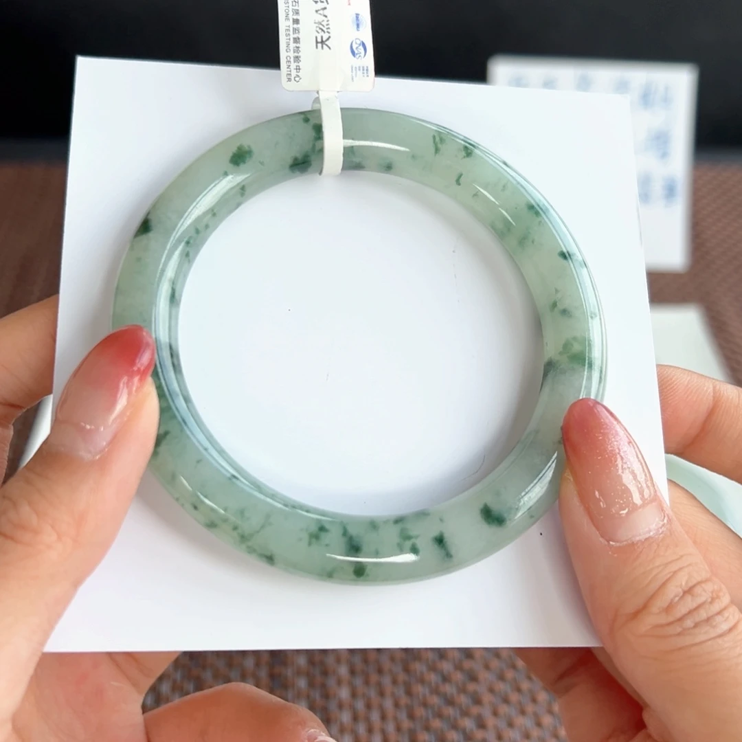 翡翠未镶嵌手镯32号 57