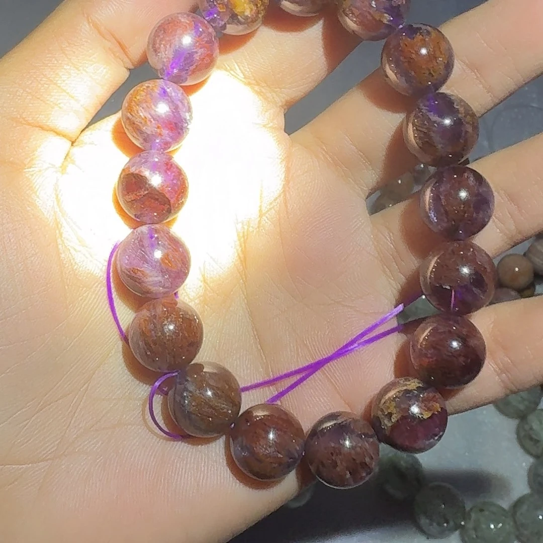 好***ʔ水晶手链未镶嵌紫
