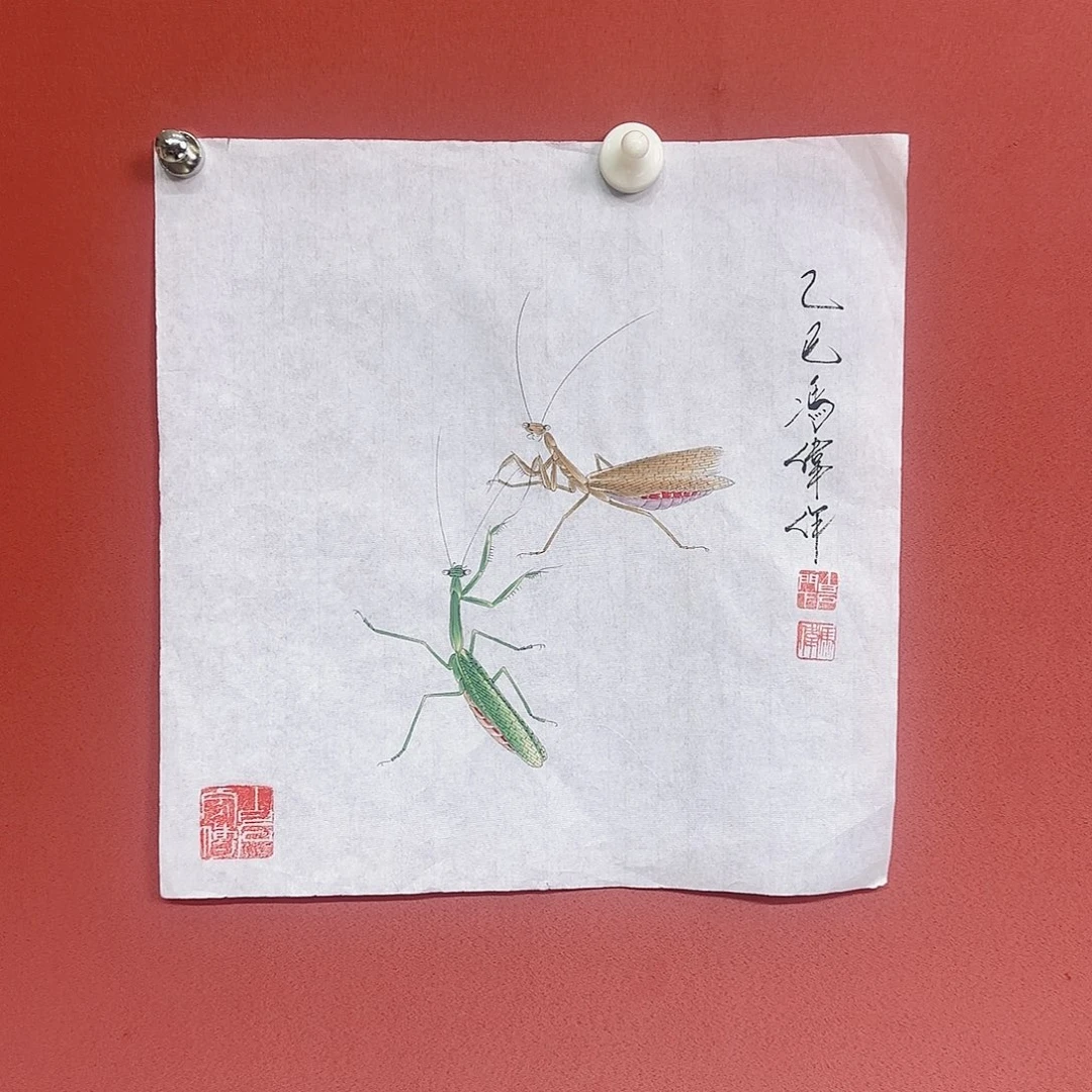 国画冯伟老师手绘作品