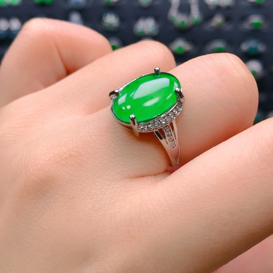 翡翠未镶嵌吊坠(不含链)戒指