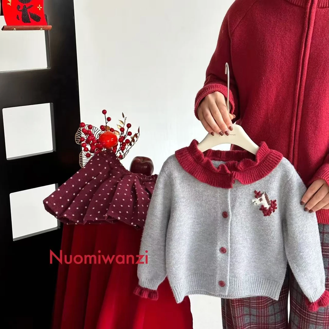 【马跃福门】儿童韩版百搭针织小马套头毛衣（年款）WZJ-54165