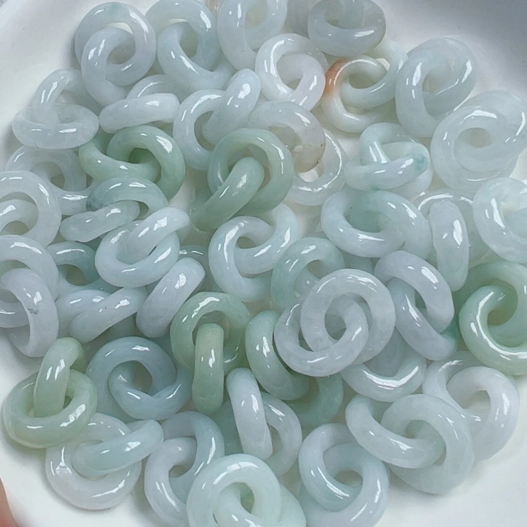 翡翠散珠翡翠环环相扣一个可挑