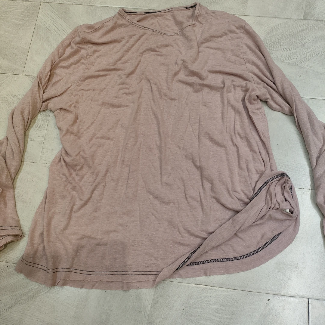 植言秋季新款套头圆领棉麻休闲宽松短款女士T恤