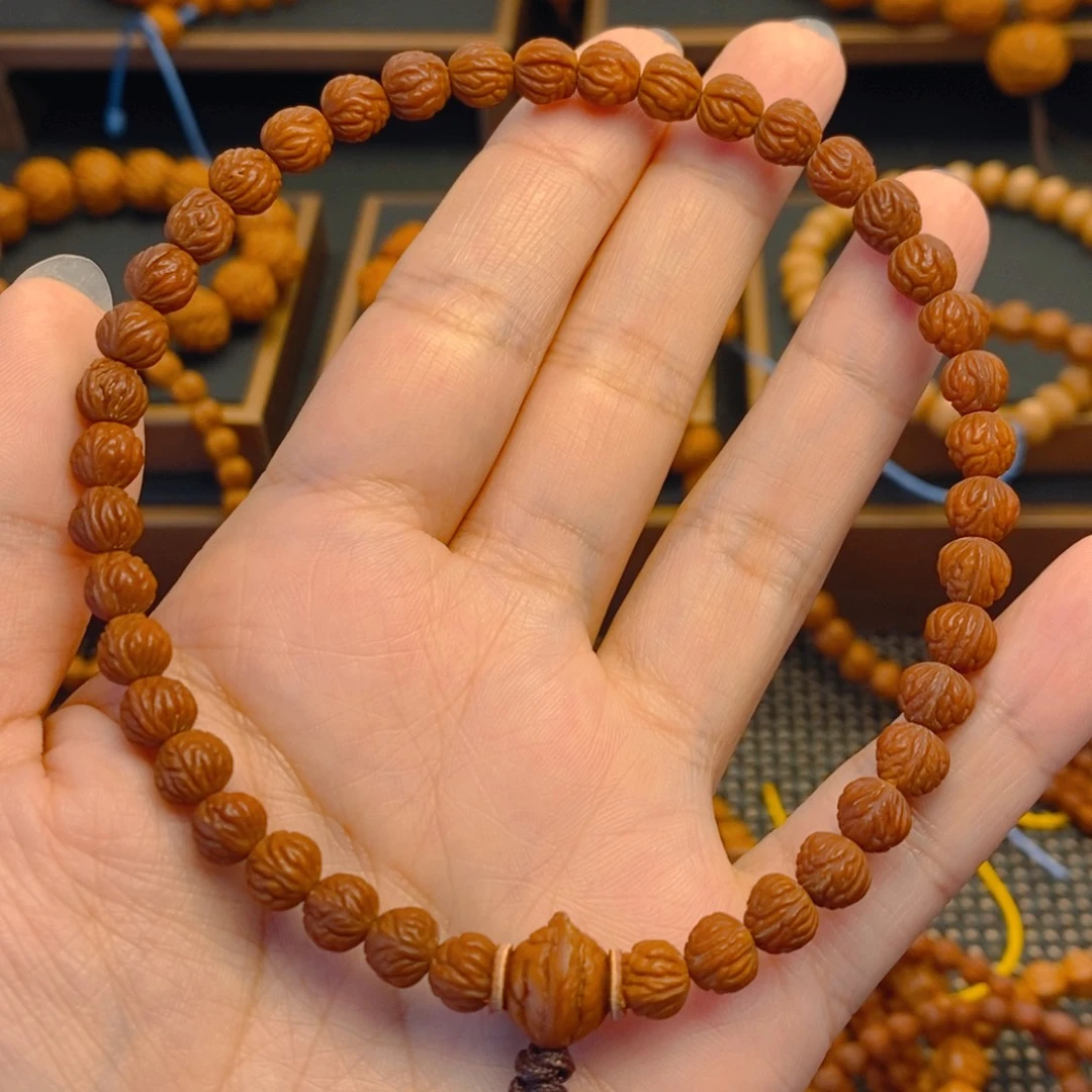 九***桃核吊坠秦岭森林07