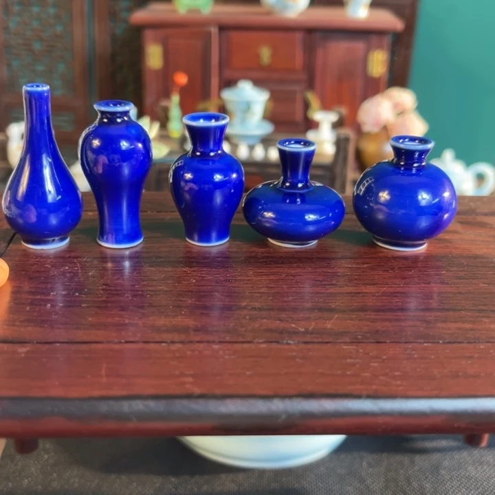摆件微陶老王迷你花瓶