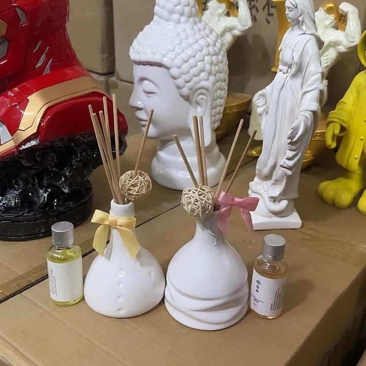 陶瓷蝴蝶结香薰2件套