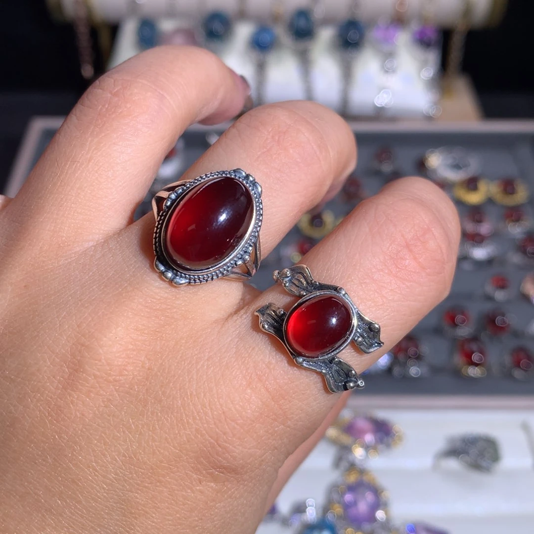 【闪购商品】水晶戒指银S925镶嵌?*?戒指