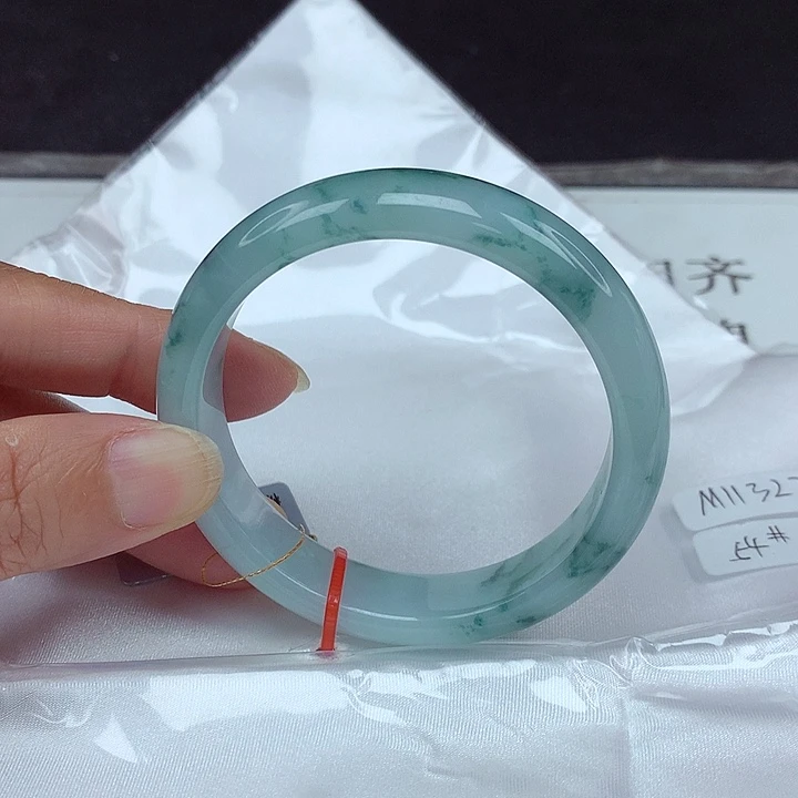 未镶嵌手镯翡翠54圈3270