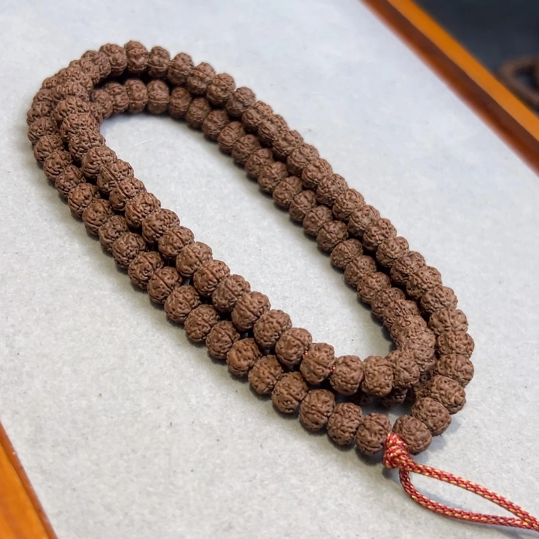 封***一吊坠金刚菩提平细108、8