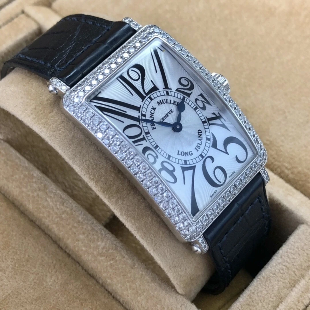 99新 Franck Muller/法兰克穆勒 长岛系列原镶钻 石英腕表