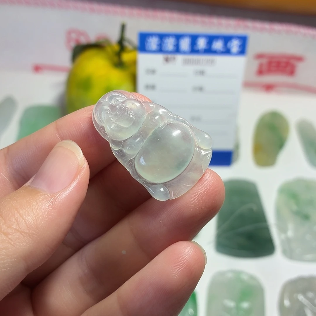 颈饰未镶嵌翡翠缅甸天然翡翠A货