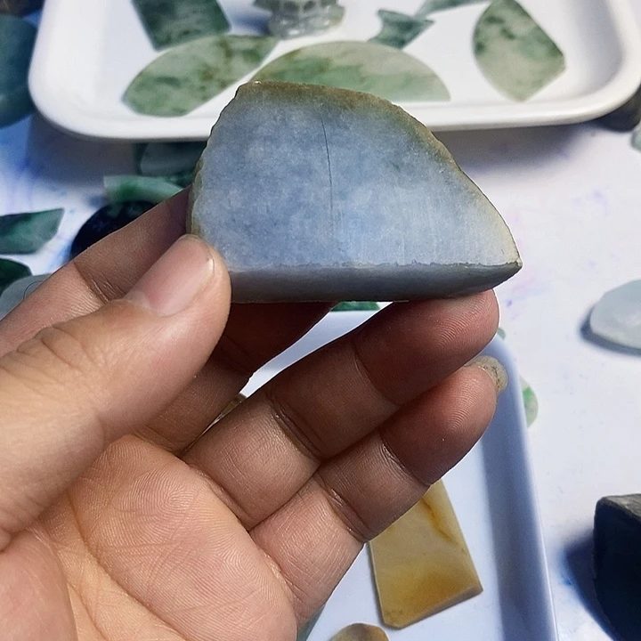 翡翠散珠天然翡翠A货挂件