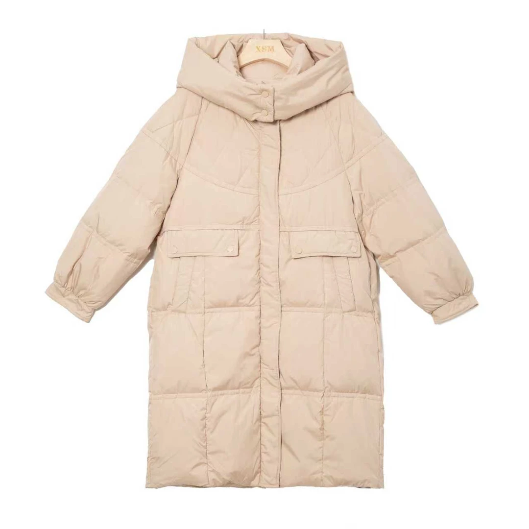 中长款羽绒服女新款百搭休闲高端外套Y813