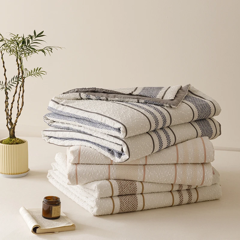 简简单单夏季夏凉被全棉可机洗空调被薄款夏被