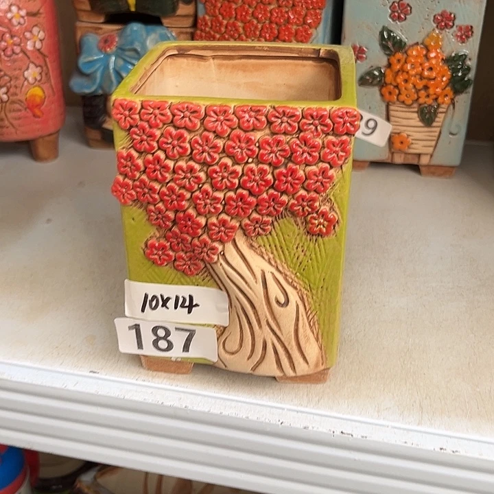 粗陶材质多肉花盆