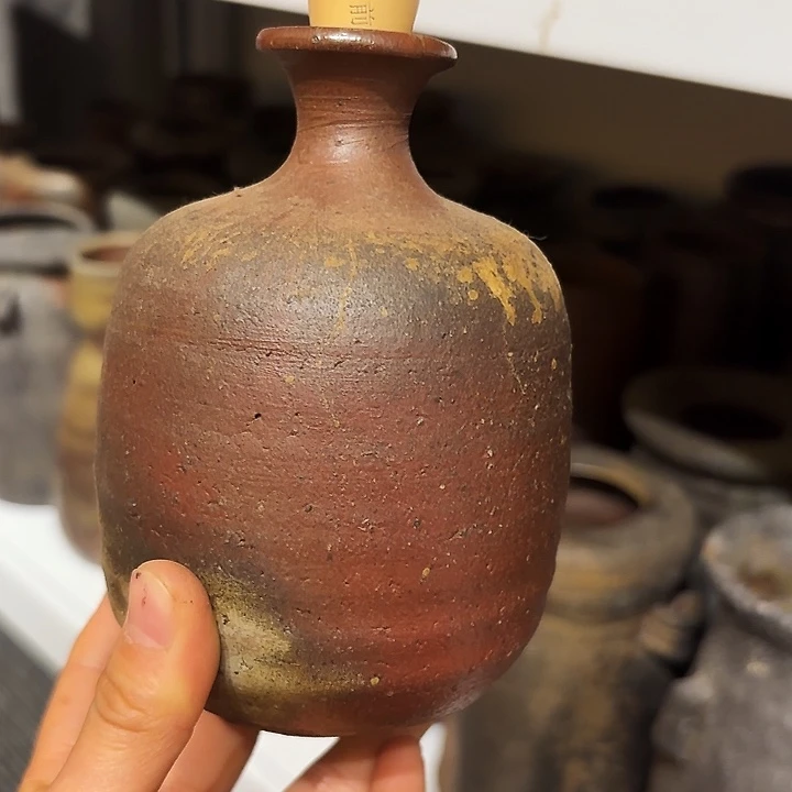 备前烧作品大花器款