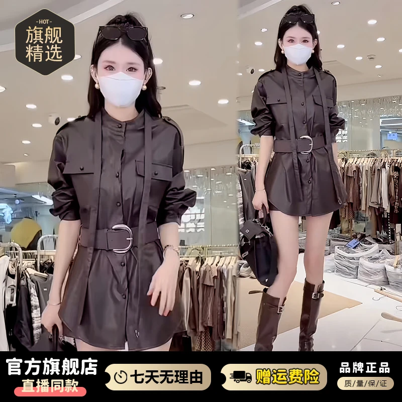 复古风休闲百搭套装女2025年秋冬新款气质显瘦外套阔腿短裤两件套