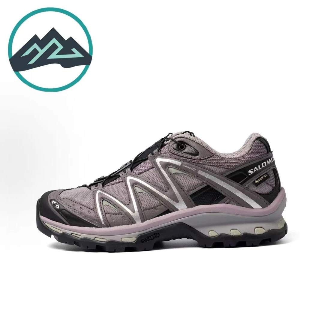 SALOMON萨洛蒙 XT-Quest GTX 休闲减震耐磨跑步鞋 女款灰粉491277