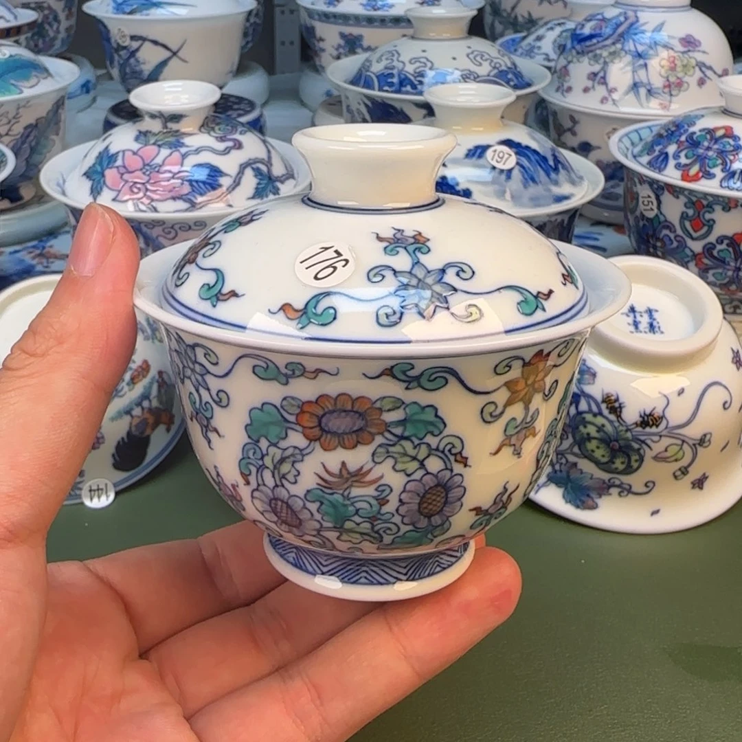 彦祖纯手工手绘茶具176