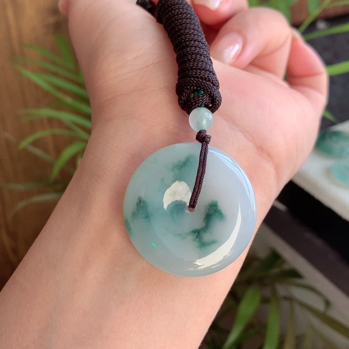 颈饰未镶嵌翡翠天然翡翠