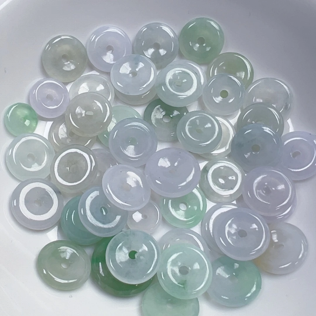 翡翠散珠翡翠平安扣一个可挑