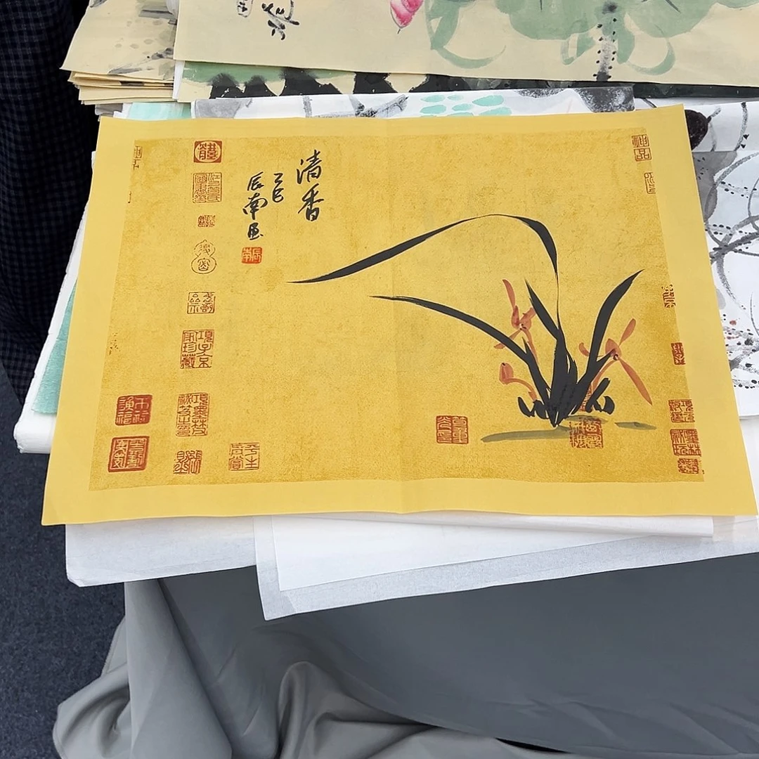 国画纯手绘作品欣赏